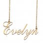 Customized Name Necklace 18K Gold Plated Jewelry Gift for Girlfriend for Her Kennise