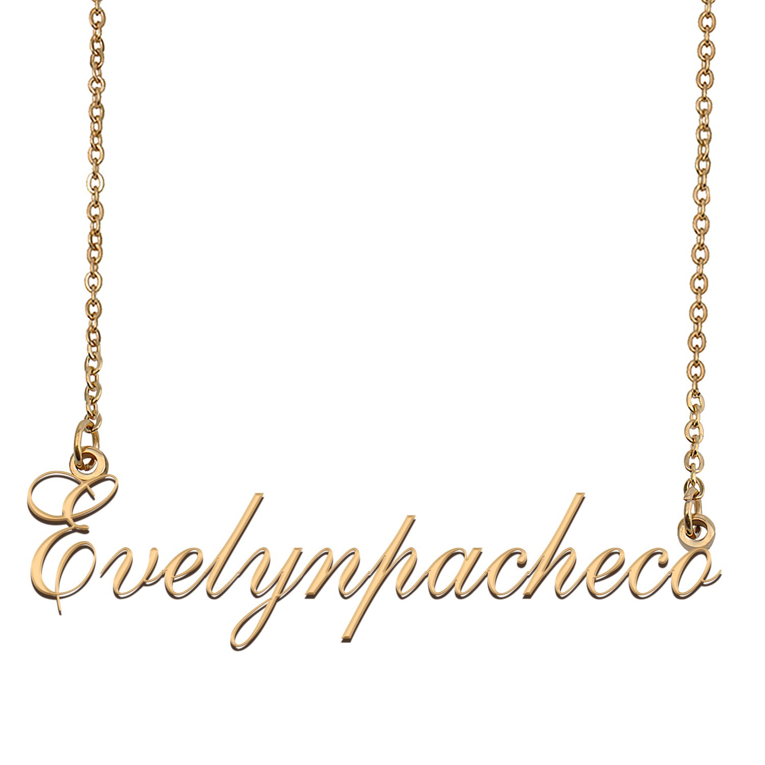 Customized Name Necklace 18K Gold Plated Jewelry Gift for Girlfriend for Her Kennisha