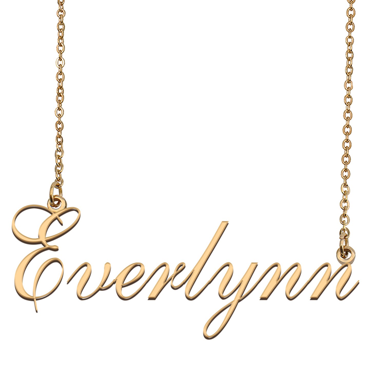 Customized Name Necklace 18K Gold Plated Jewelry Gift for Girlfriend for Her Kentrala