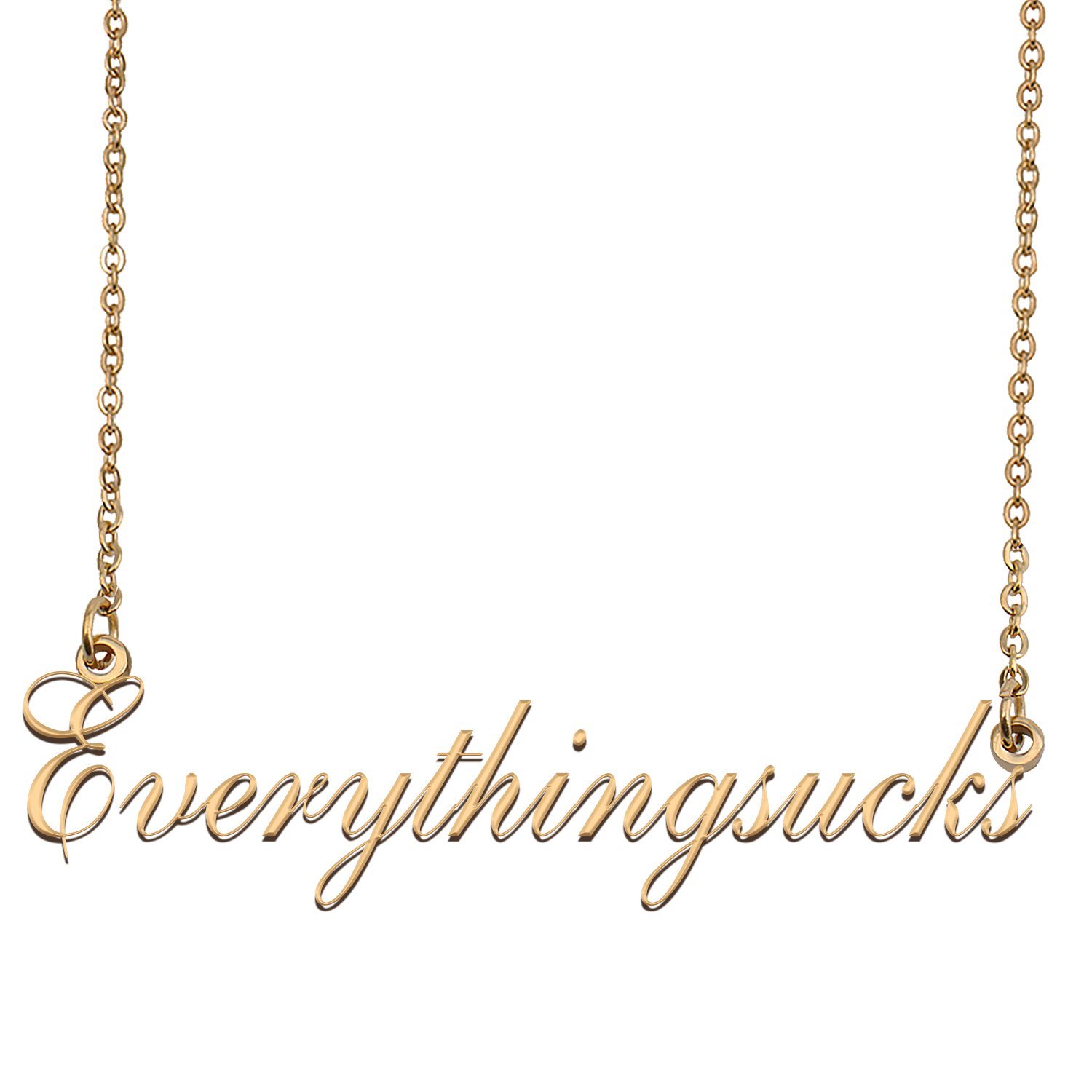 Customized Name Necklace 18K Gold Plated Jewelry Gift for Girlfriend for Her Kentrell