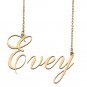 Customized Name Necklace 18K Gold Plated Jewelry Gift for Girlfriend for Her Kenya