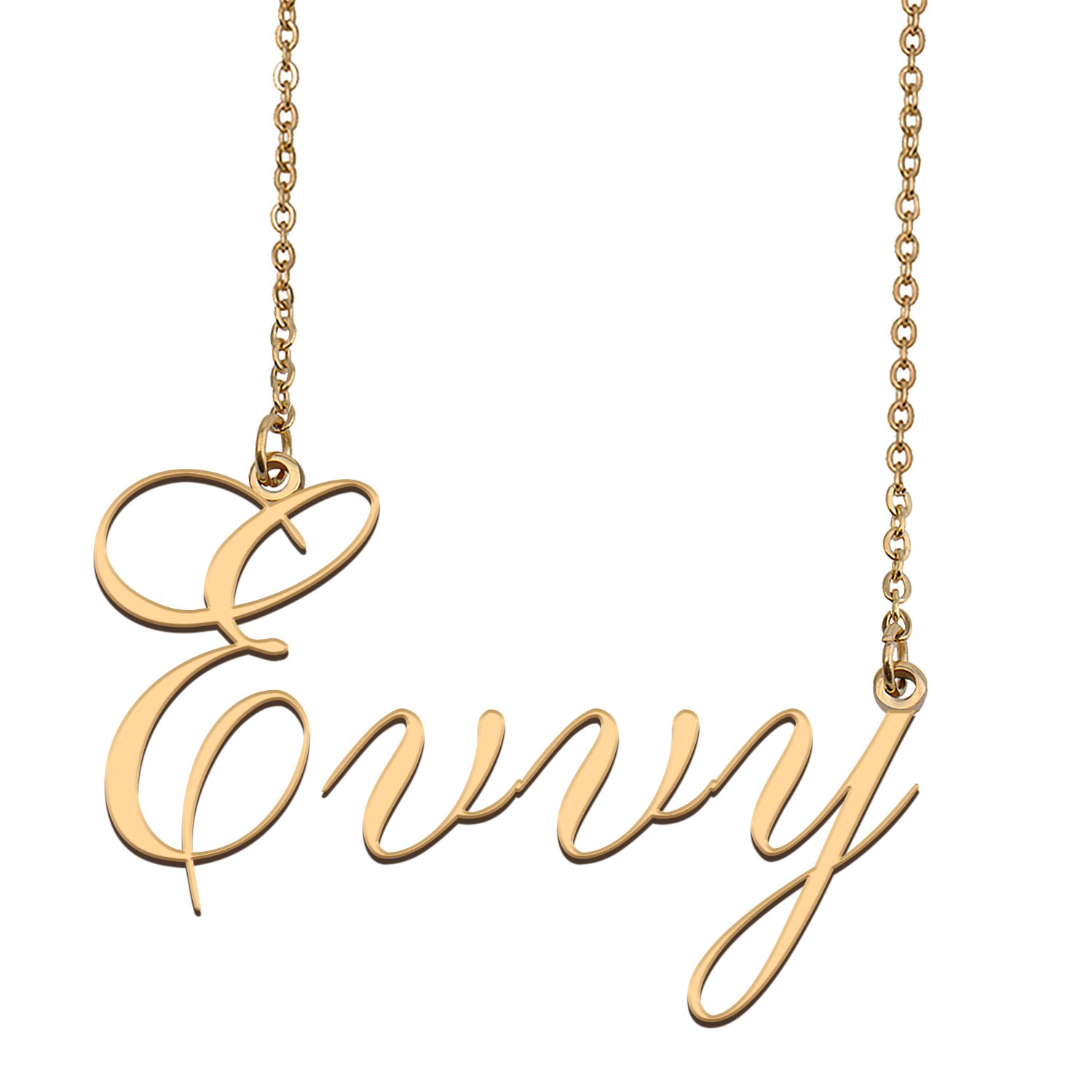 Customized Name Necklace 18K Gold Plated Jewelry Gift for Girlfriend for Her Kenyha