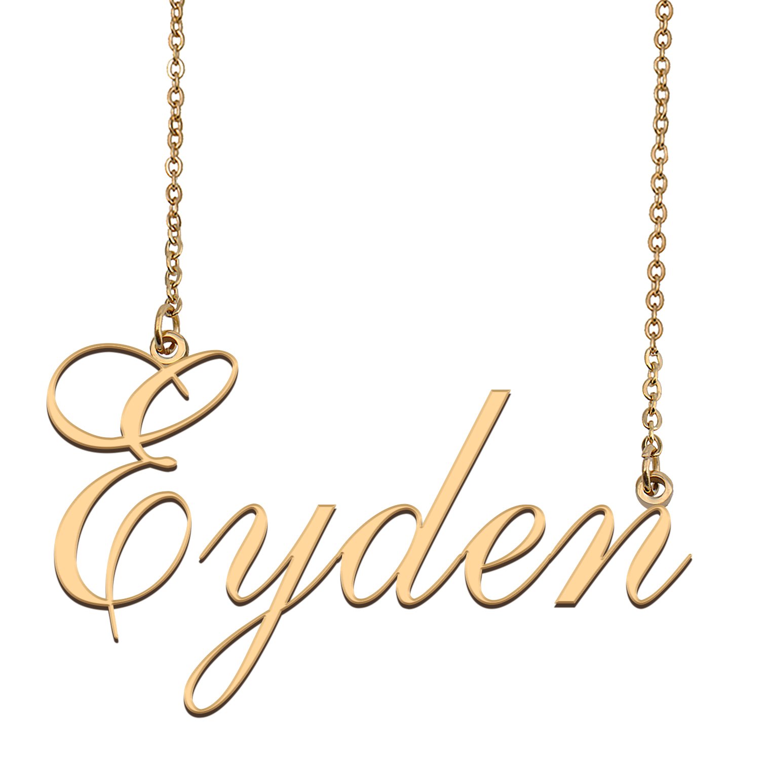 Customized Name Necklace 18K Gold Plated Jewelry Gift for Girlfriend for Her Kenzi