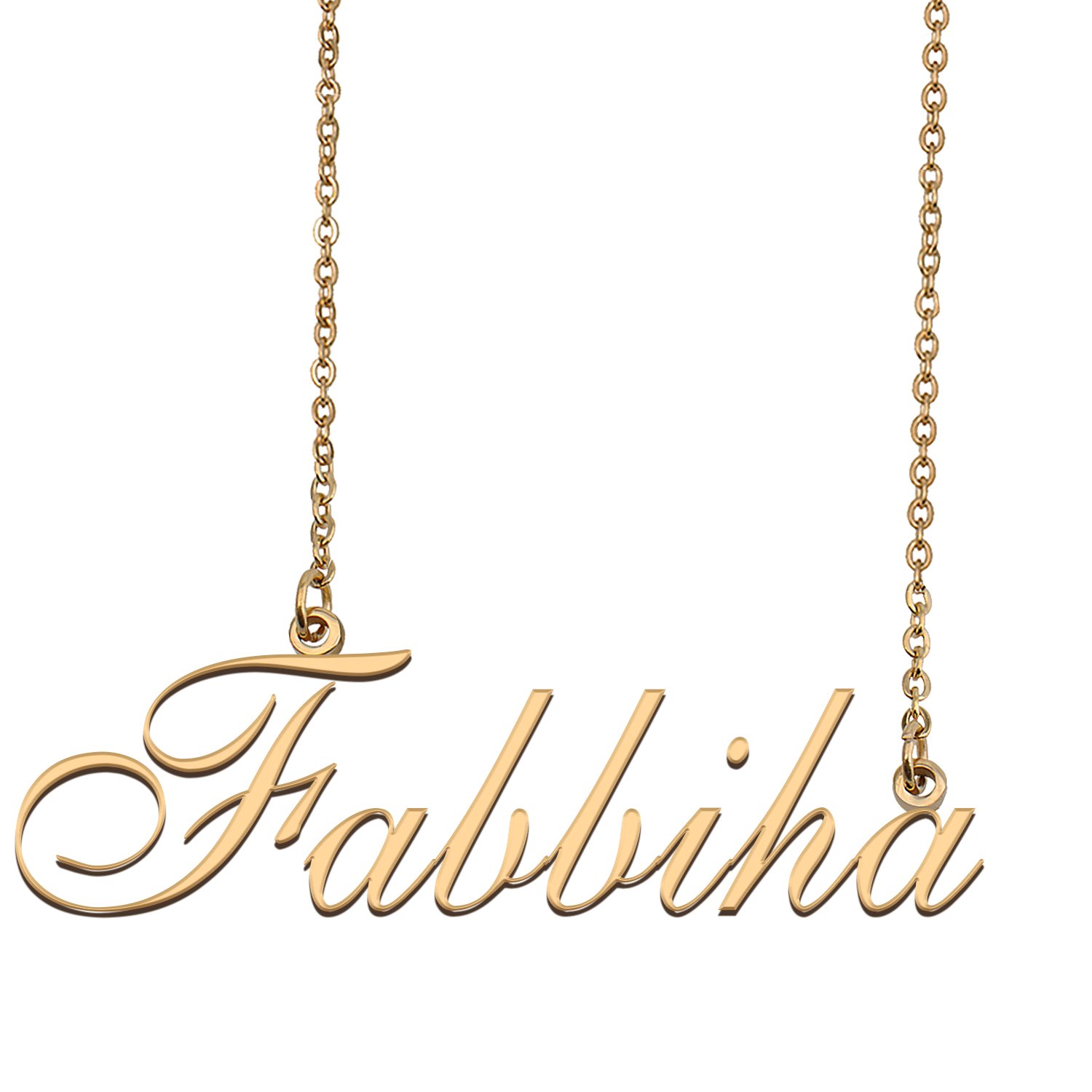 Customized Name Necklace 18K Gold Plated Jewelry Gift for Girlfriend for Her Keontae