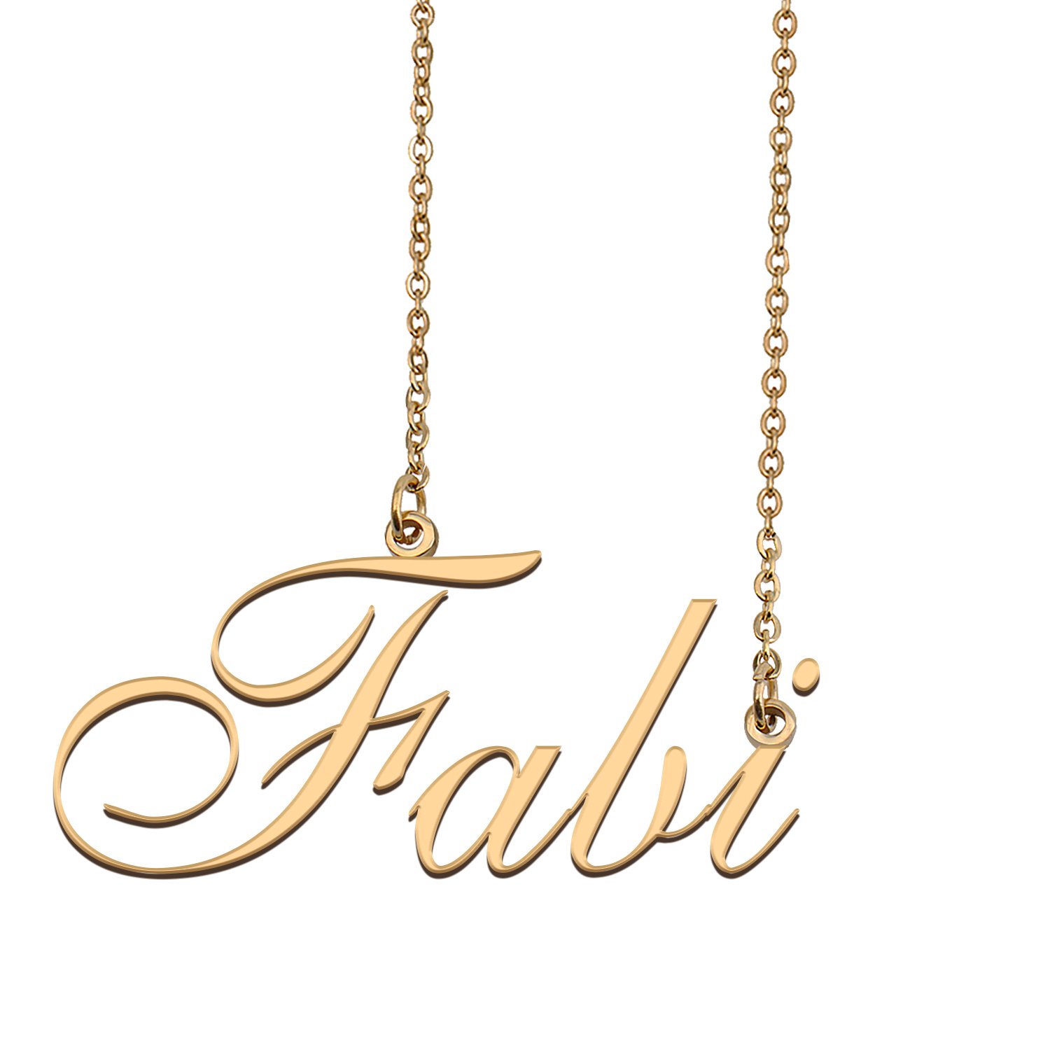 Customized Name Necklace 18K Gold Plated Jewelry Gift for Girlfriend for Her Keontas