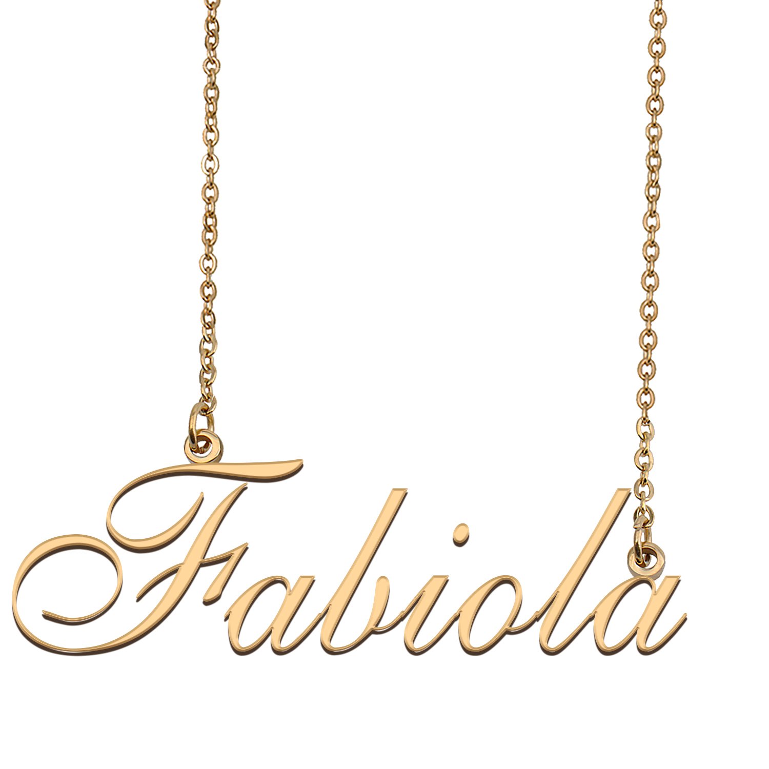 Customized Name Necklace 18K Gold Plated Jewelry Gift for Girlfriend for Her Kerby