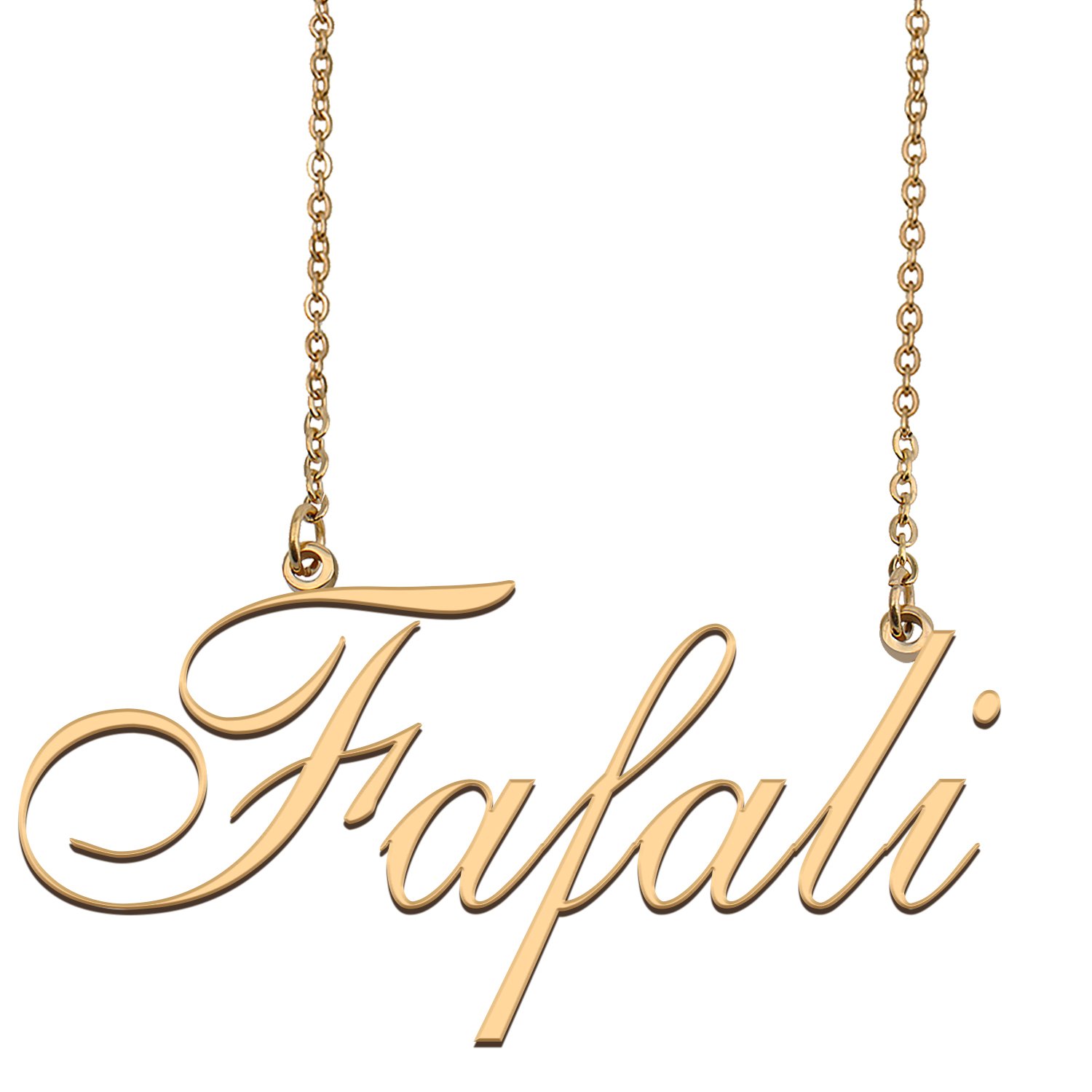 Customized Name Necklace 18K Gold Plated Jewelry Gift for Girlfriend for Her Keren