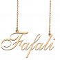 Customized Name Necklace 18K Gold Plated Jewelry Gift for Girlfriend for Her Keren
