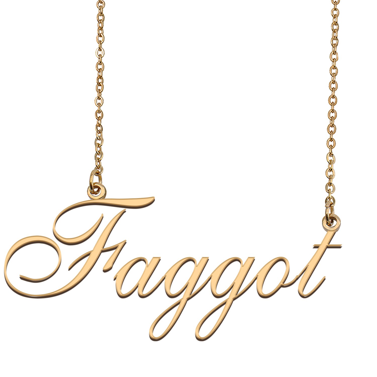 Customized Name Necklace 18K Gold Plated Jewelry Gift for Girlfriend for Her Kereya