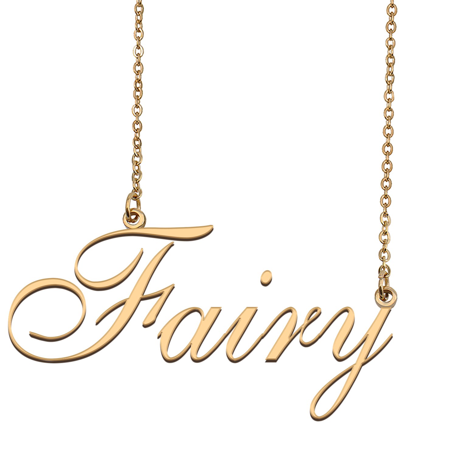 Customized Name Necklace 18K Gold Plated Jewelry Gift for Girlfriend for Her Keri