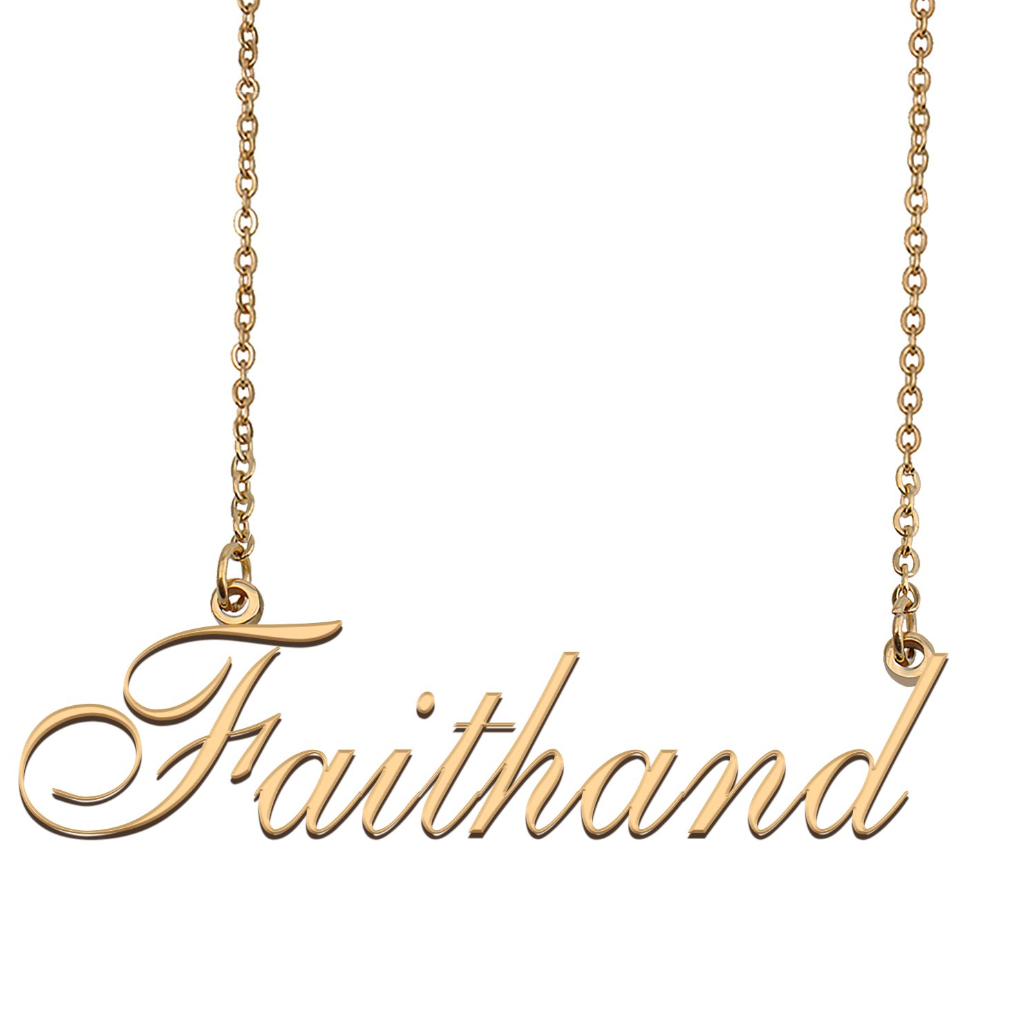 Customized Name Necklace 18K Gold Plated Jewelry Gift for Girlfriend for Her Keriyah