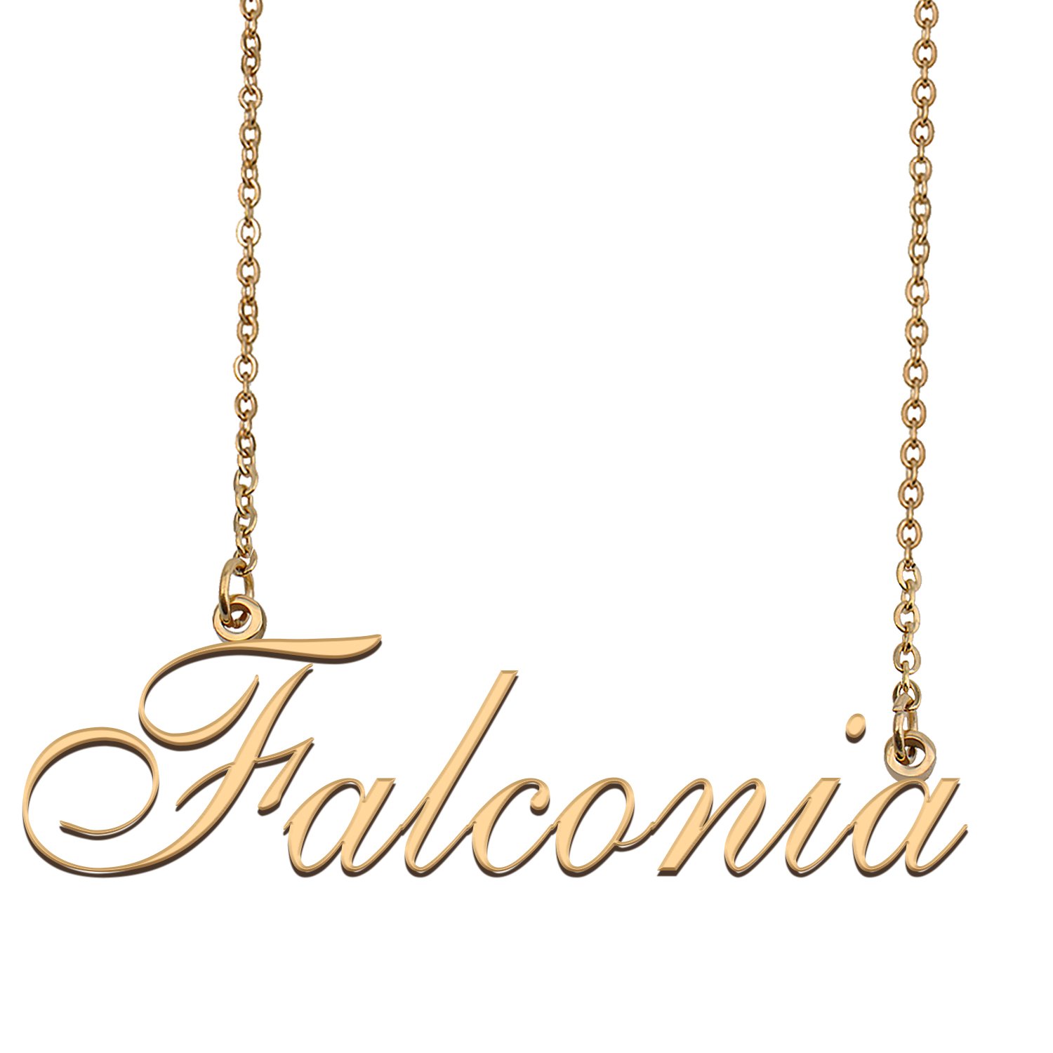 Customized Name Necklace 18K Gold Plated Jewelry Gift for Girlfriend for Her Kerrin