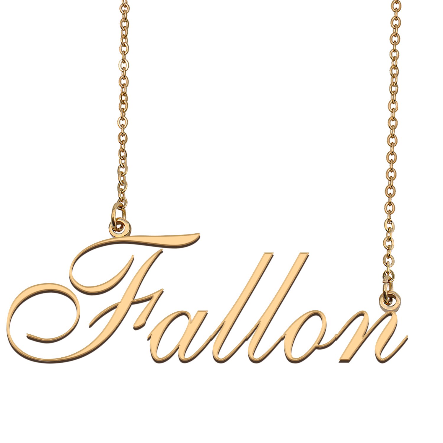 Customized Name Necklace 18K Gold Plated Jewelry Gift for Girlfriend for Her Kerry