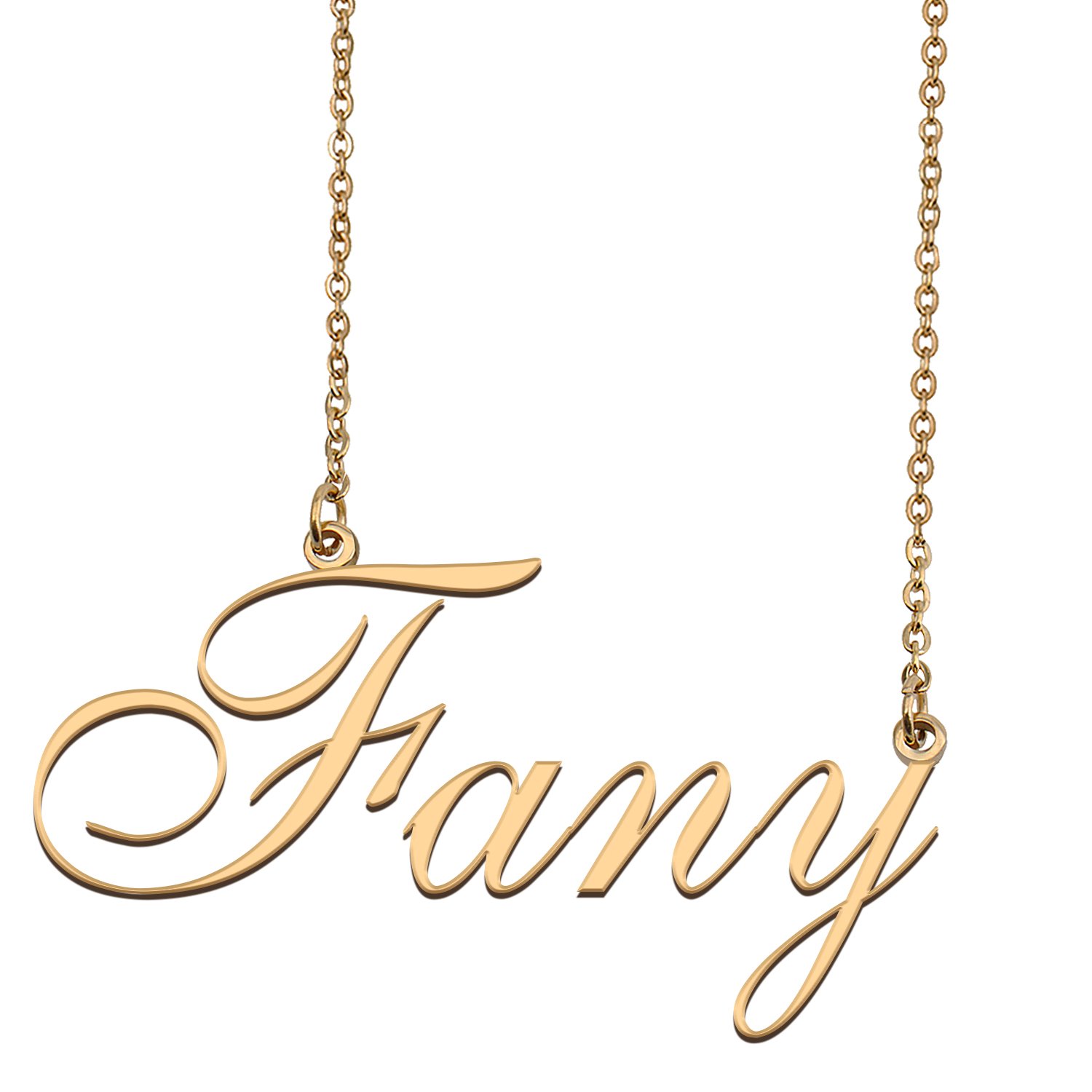 Customized Name Necklace 18K Gold Plated Jewelry Gift for Girlfriend for Her Keshawn