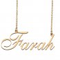Customized Name Necklace 18K Gold Plated Jewelry Gift for Girlfriend for Her Keshawna