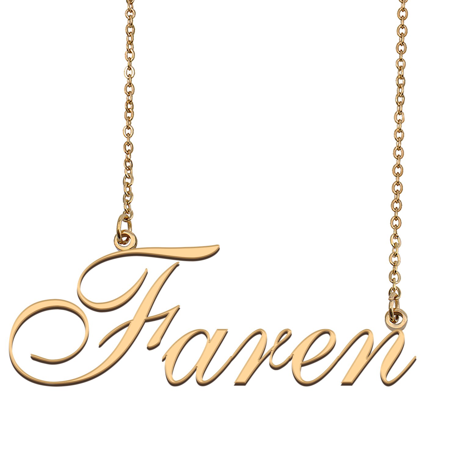 Personalized Stainless Steel Name Necklace Jewelry for Womens Keshon