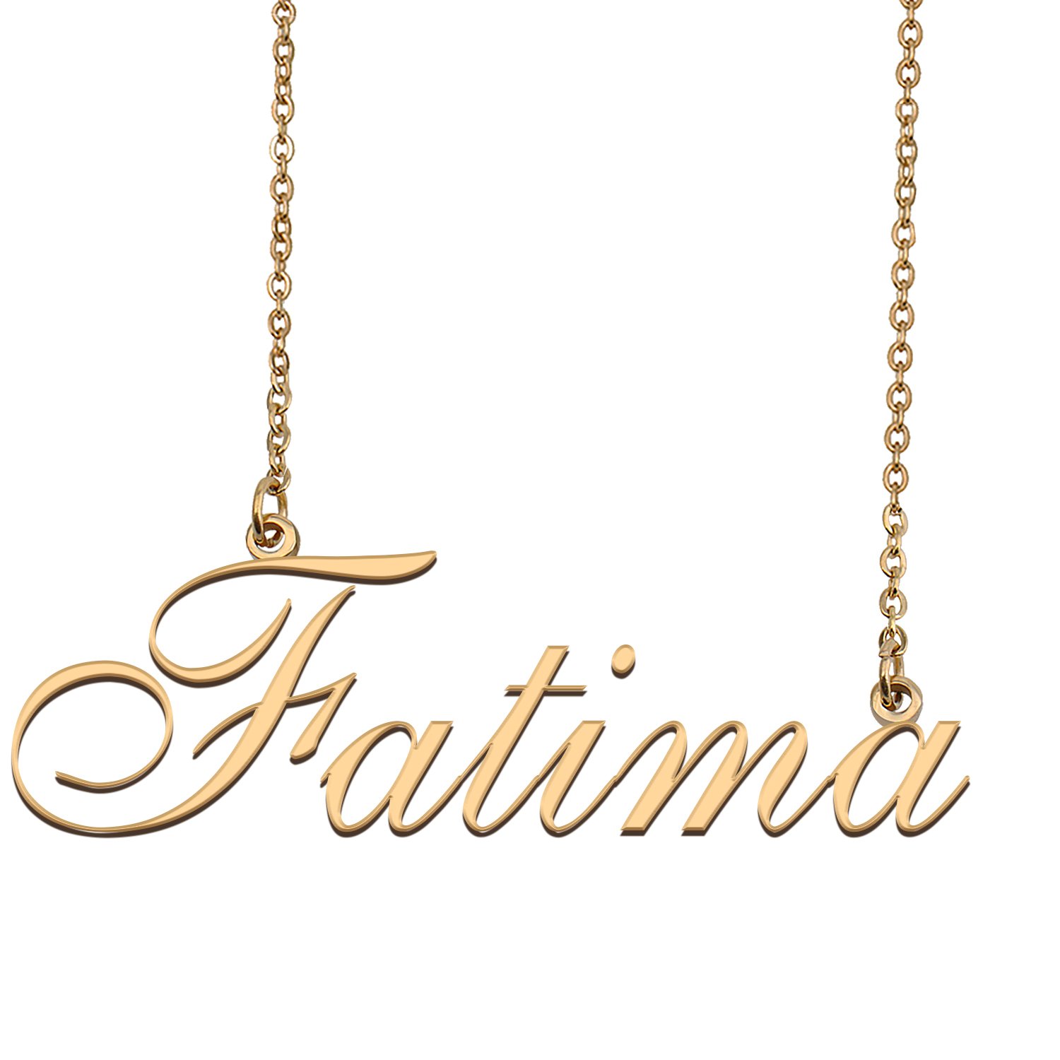 Personalized Stainless Steel Name Necklace Jewelry for Womens Key