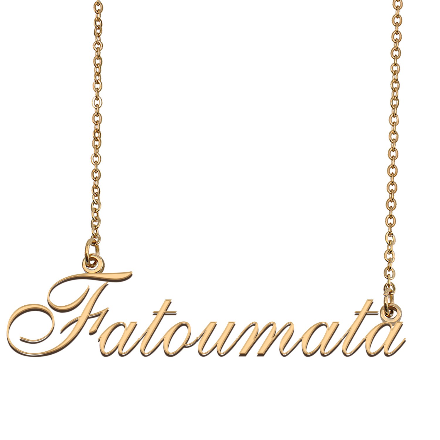 Personalized Stainless Steel Name Necklace Jewelry for Womens Keydrion