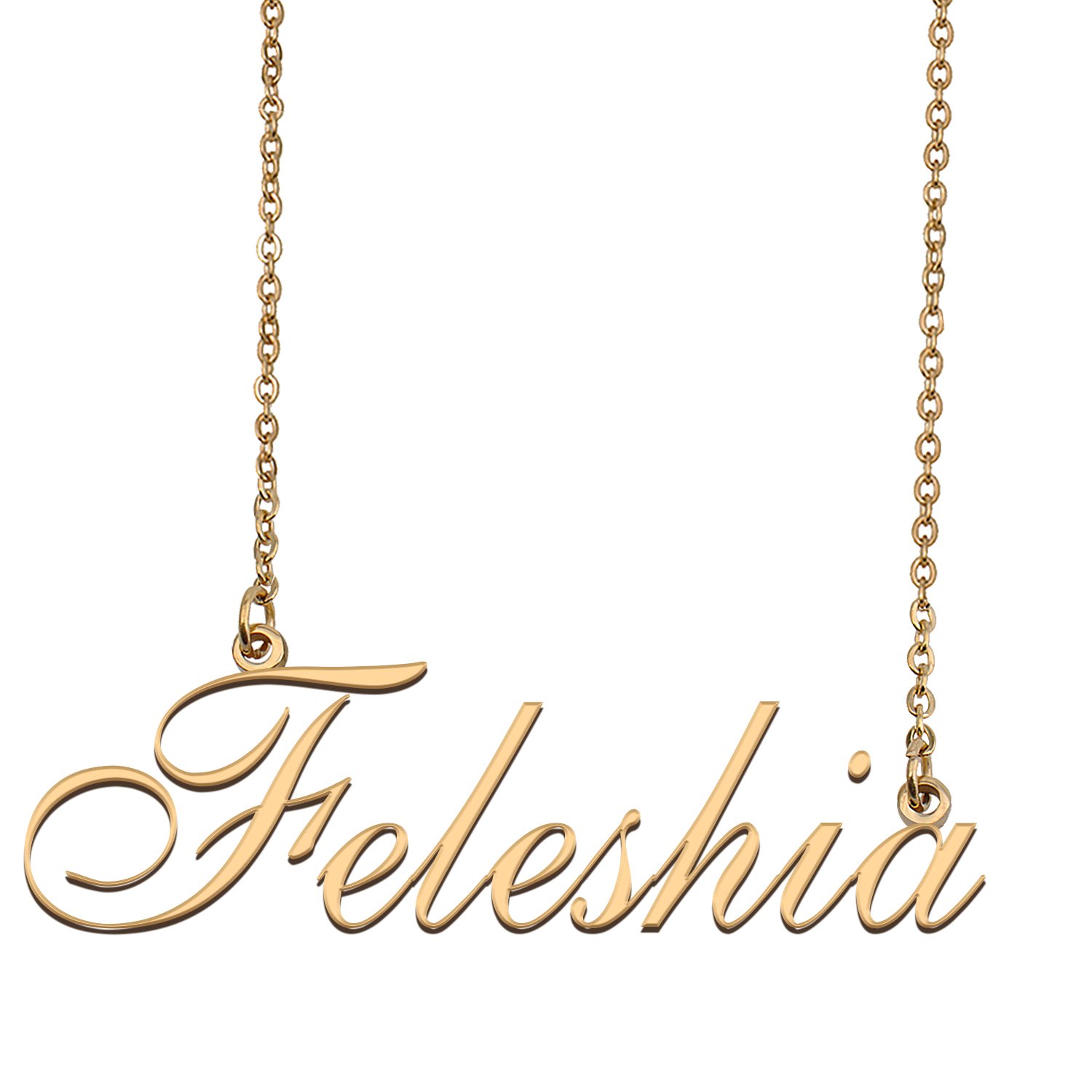 Personalized Stainless Steel Name Necklace Jewelry for Womens Keyshia