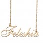 Personalized Stainless Steel Name Necklace Jewelry for Womens Keyshia