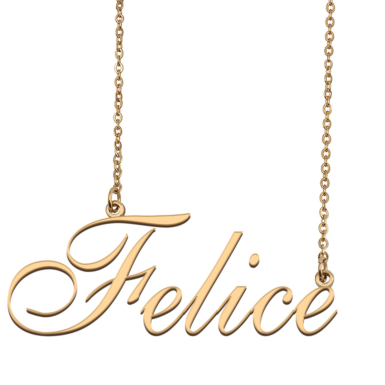 Personalized Stainless Steel Name Necklace Jewelry for Womens Keyshla