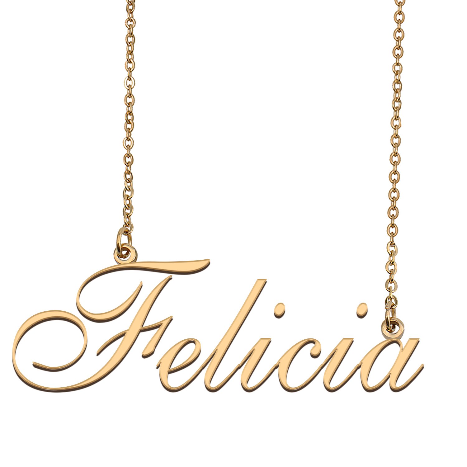 Personalized Stainless Steel Name Necklace Jewelry for Womens Keyuna