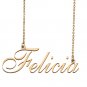 Personalized Stainless Steel Name Necklace Jewelry for Womens Keyuna