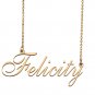 Personalized Stainless Steel Name Necklace Jewelry for Womens Keyva