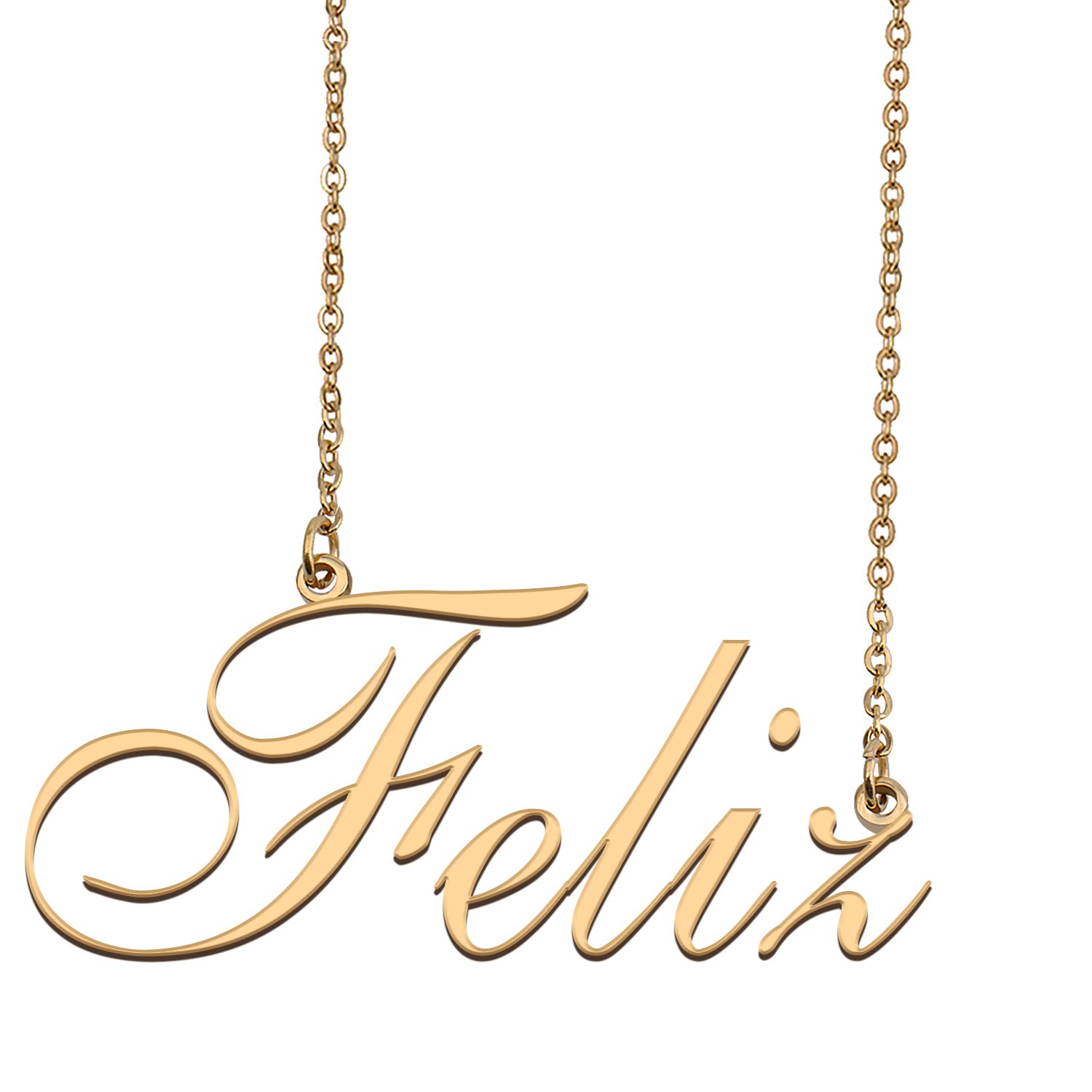 Personalized Stainless Steel Name Necklace Jewelry for Womens Khadijah