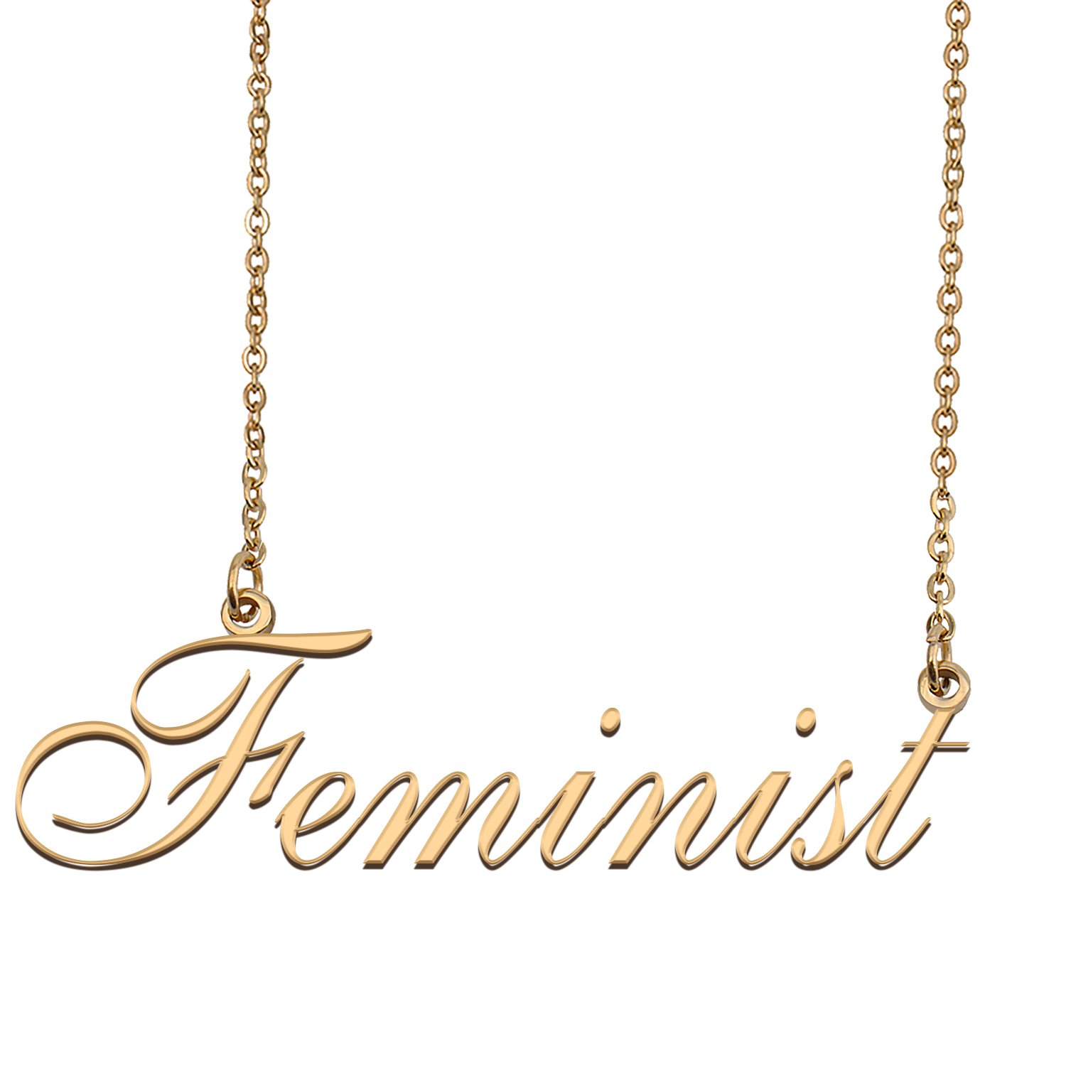 Personalized Stainless Steel Name Necklace Jewelry for Womens Khaii