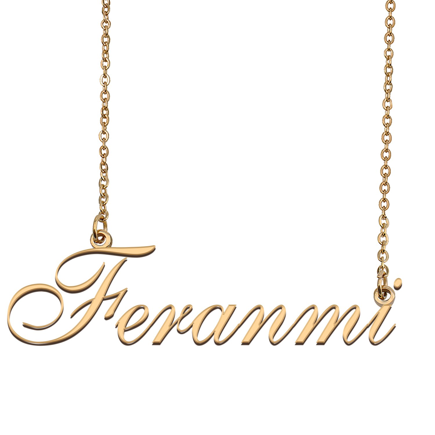 Personalized Stainless Steel Name Necklace Jewelry for Womens Khalaziah