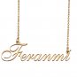 Personalized Stainless Steel Name Necklace Jewelry for Womens Khalaziah