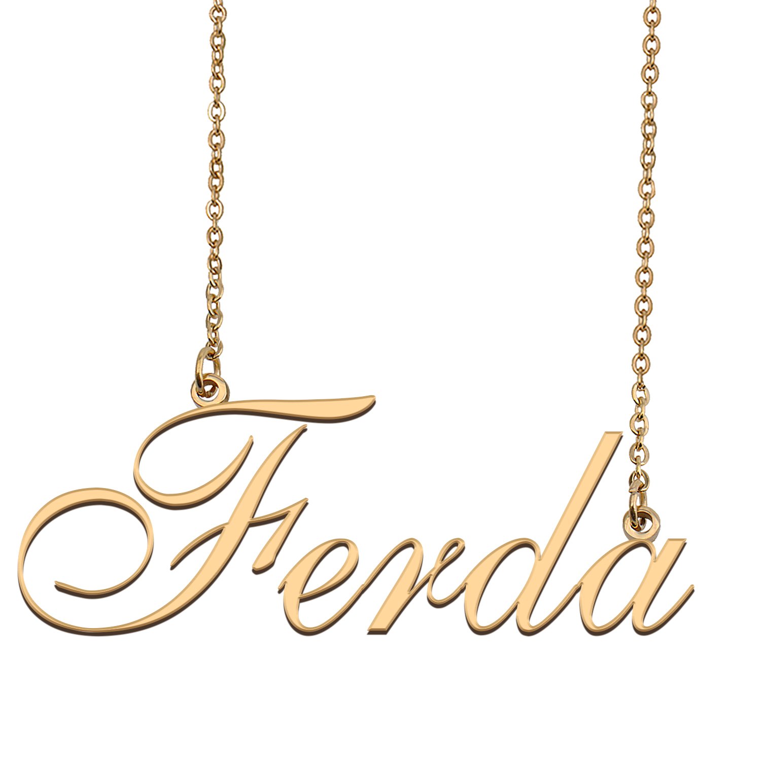 Personalized Stainless Steel Name Necklace Jewelry for Womens Khalee