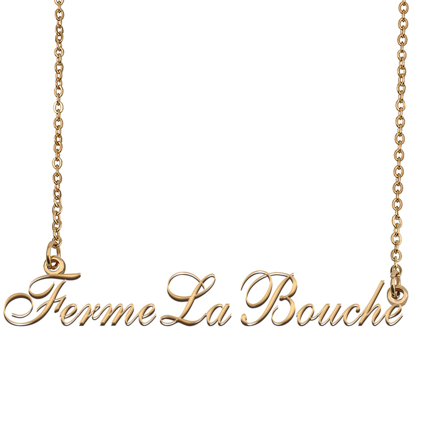Personalized Stainless Steel Name Necklace Jewelry for Womens Khaleesi