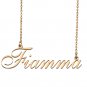 Personalized Stainless Steel Name Necklace Jewelry for Womens Khaliya