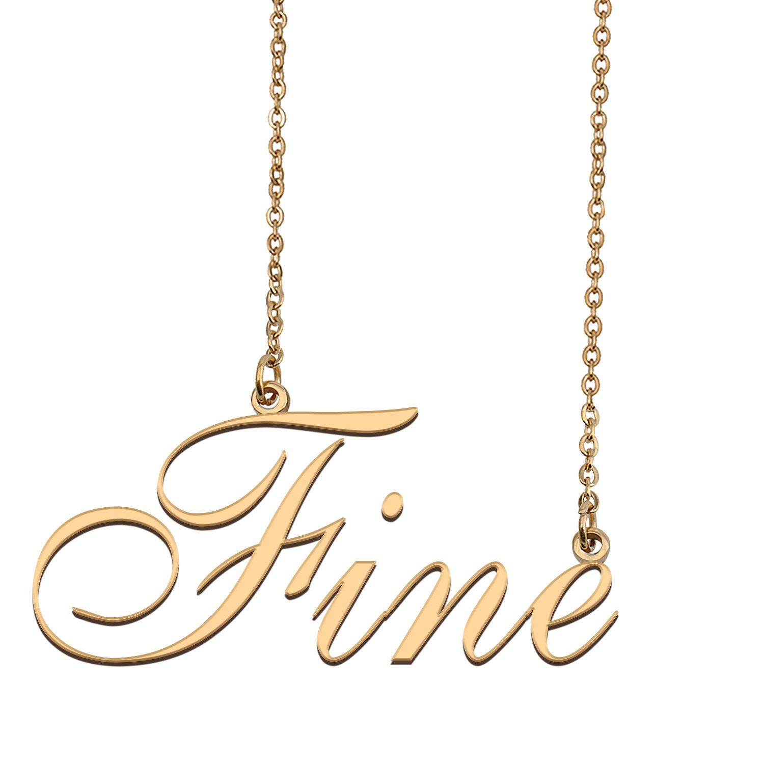 Personalized Stainless Steel Name Necklace Jewelry for Womens Khavier