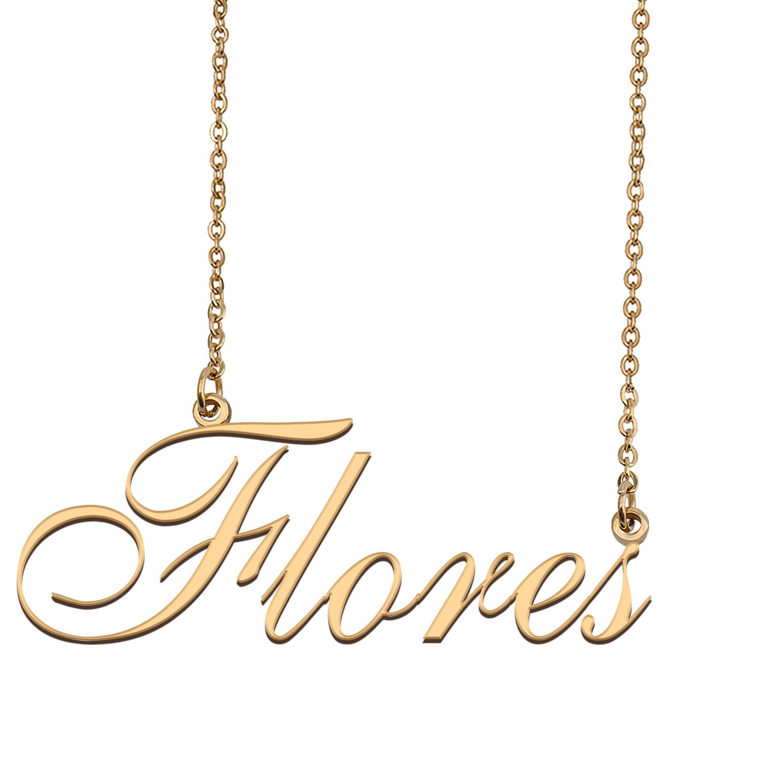 Personalized Stainless Steel Name Necklace Jewelry for Womens Kidennn