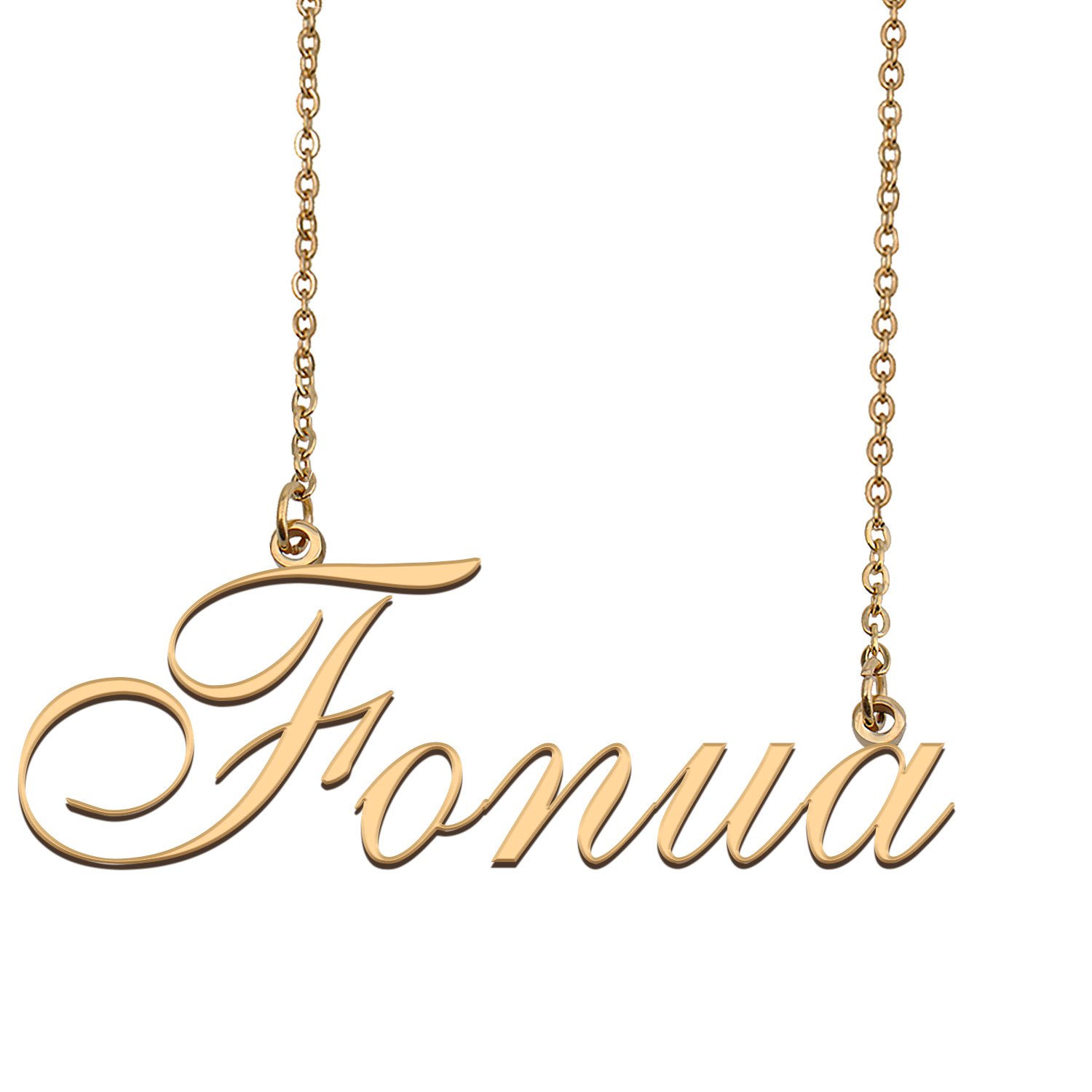 Personalized Stainless Steel Name Necklace Jewelry for Womens Kierson