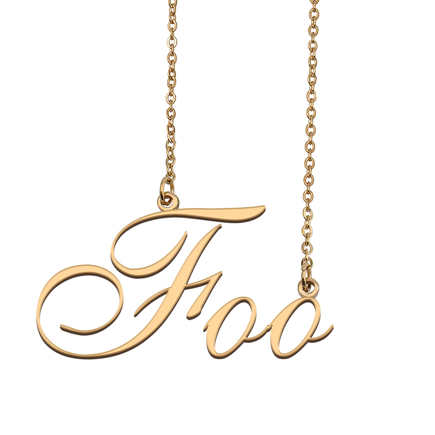 Personalized Stainless Steel Name Necklace Jewelry for Womens Kiersten