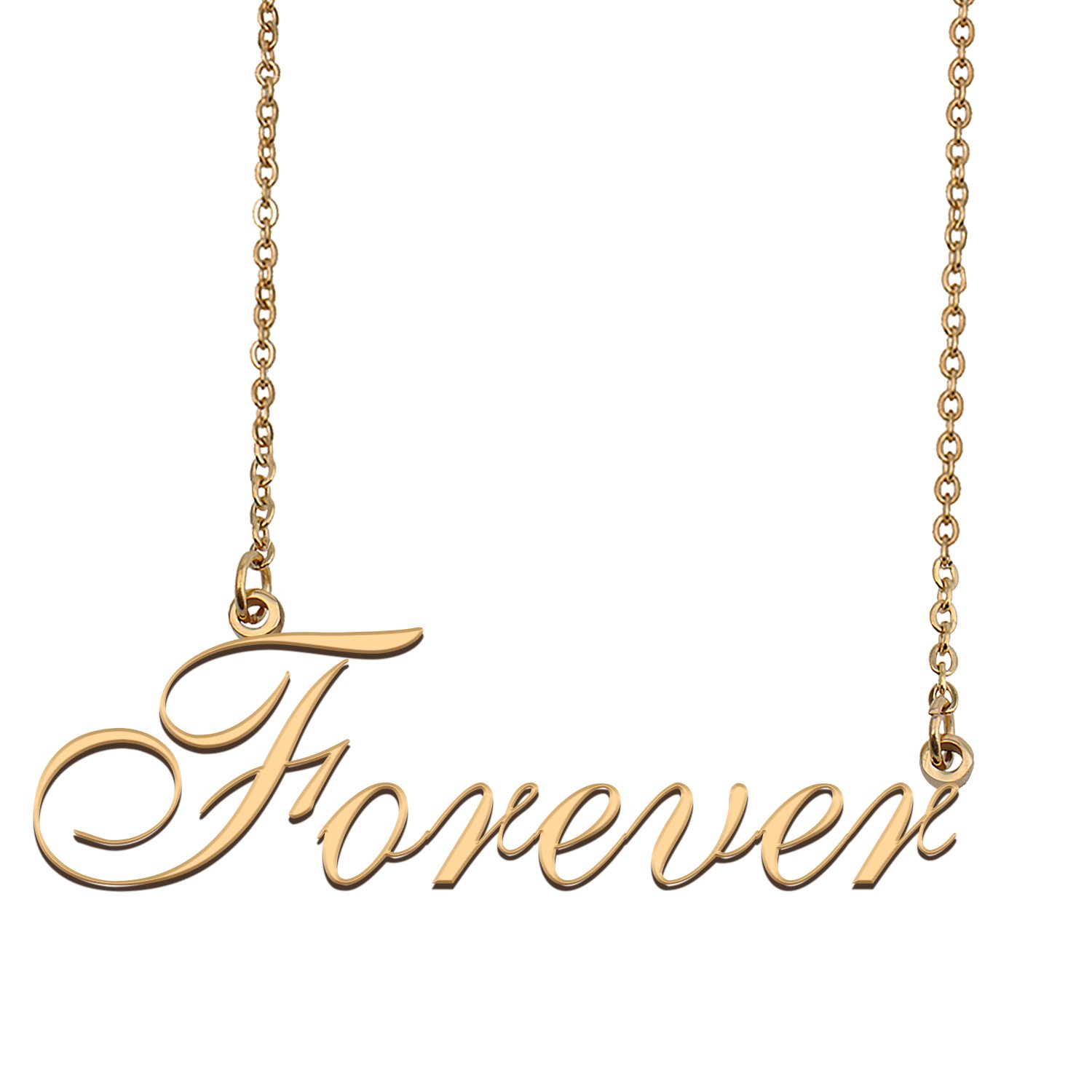 Personalized Stainless Steel Name Necklace Jewelry for Womens Kiertumhace