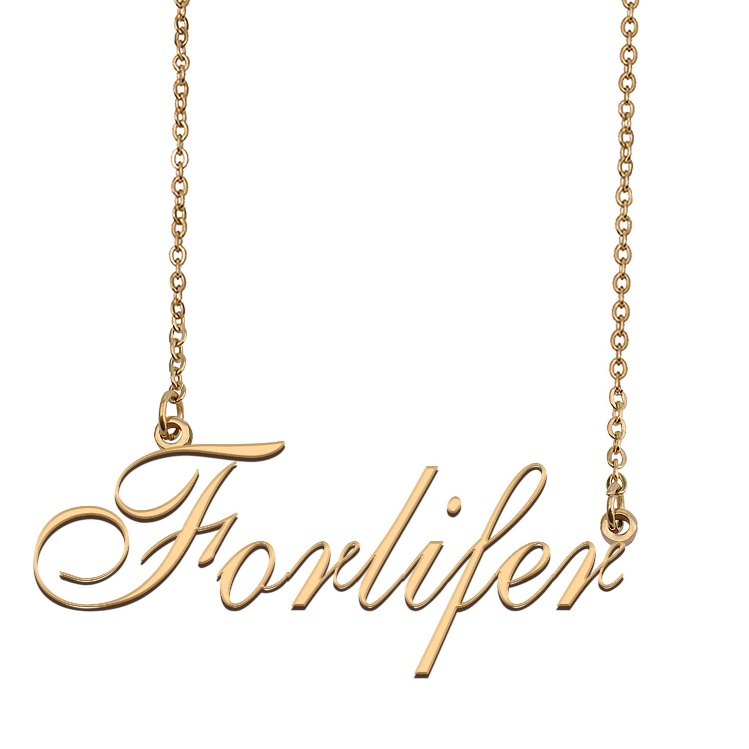 Personalized Stainless Steel Name Necklace Jewelry for Womens Kiing