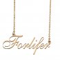 Personalized Stainless Steel Name Necklace Jewelry for Womens Kiing