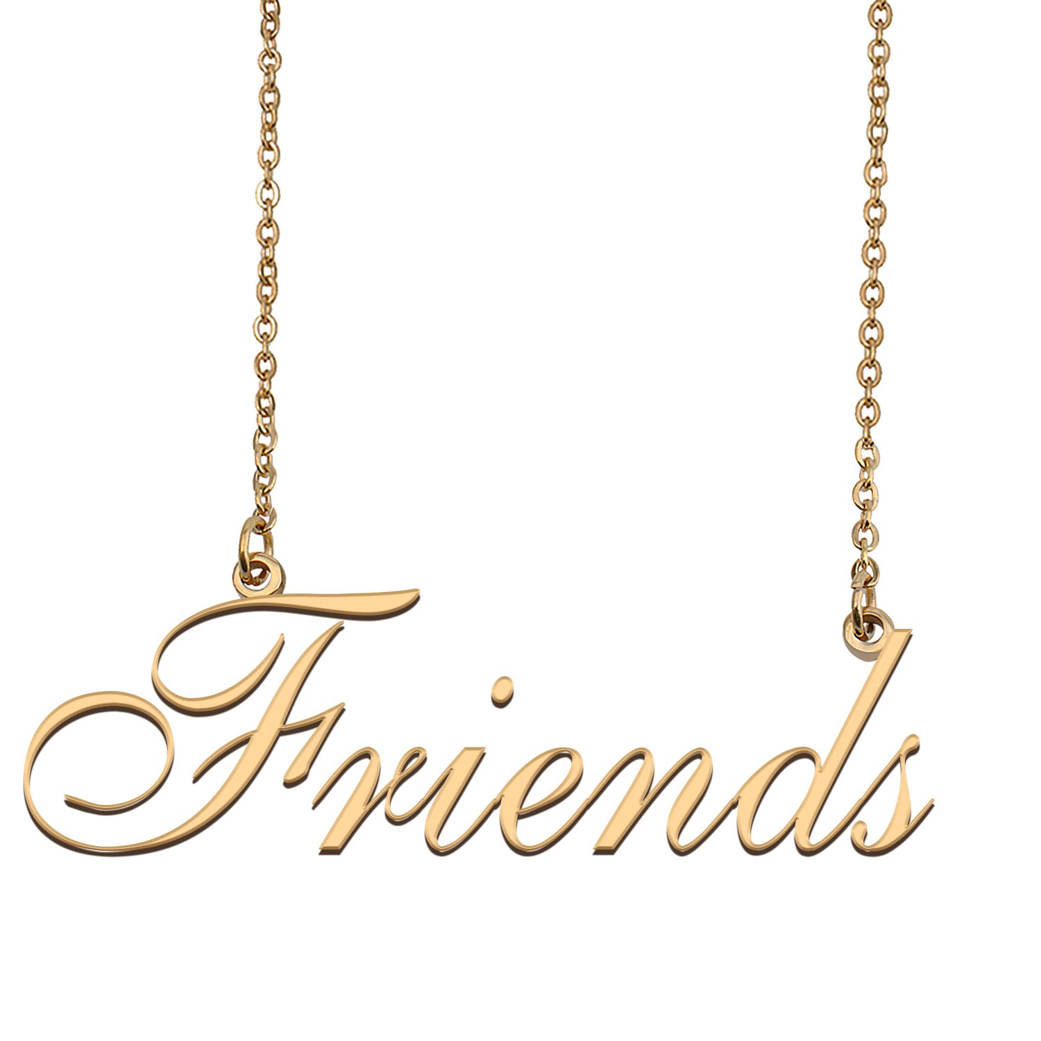Personalized Stainless Steel Name Necklace Jewelry for Womens Kinza