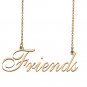 Personalized Stainless Steel Name Necklace Jewelry for Womens Kinza