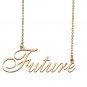 Personalized Stainless Steel Name Necklace Jewelry for Womens Kishuni