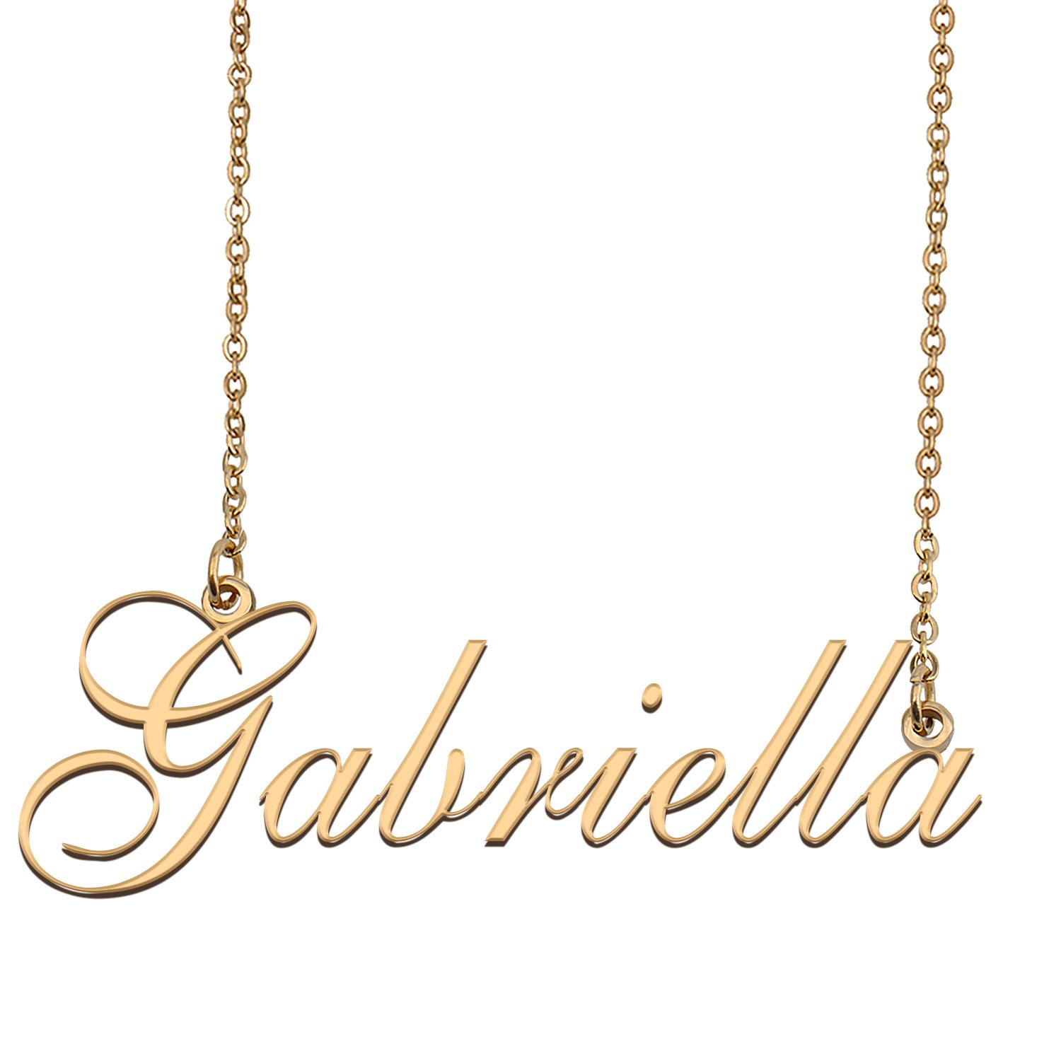 Personalized Stainless Steel Name Necklace Jewelry for Womens Kitten