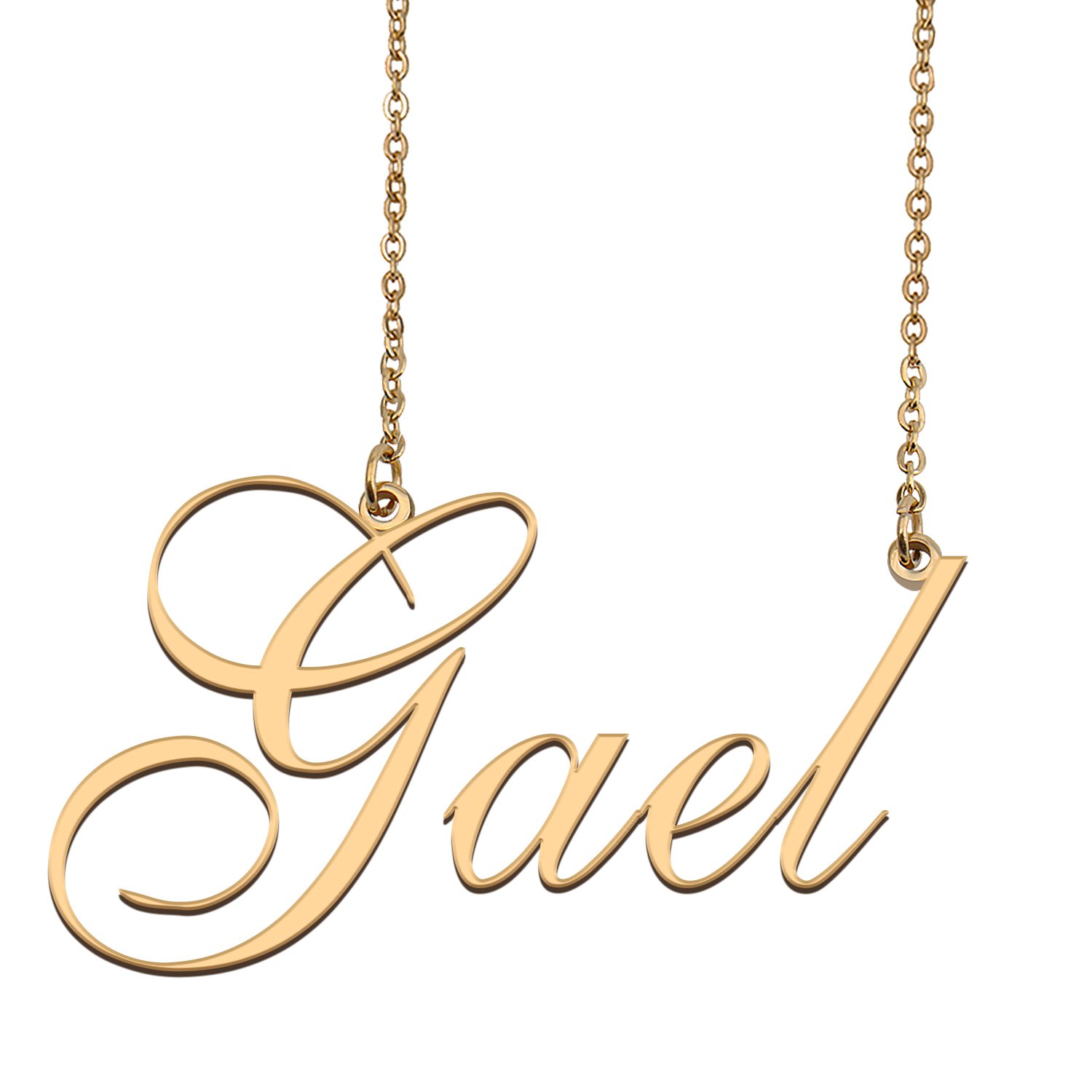 Personalized Stainless Steel Name Necklace Jewelry for Womens Kiwi