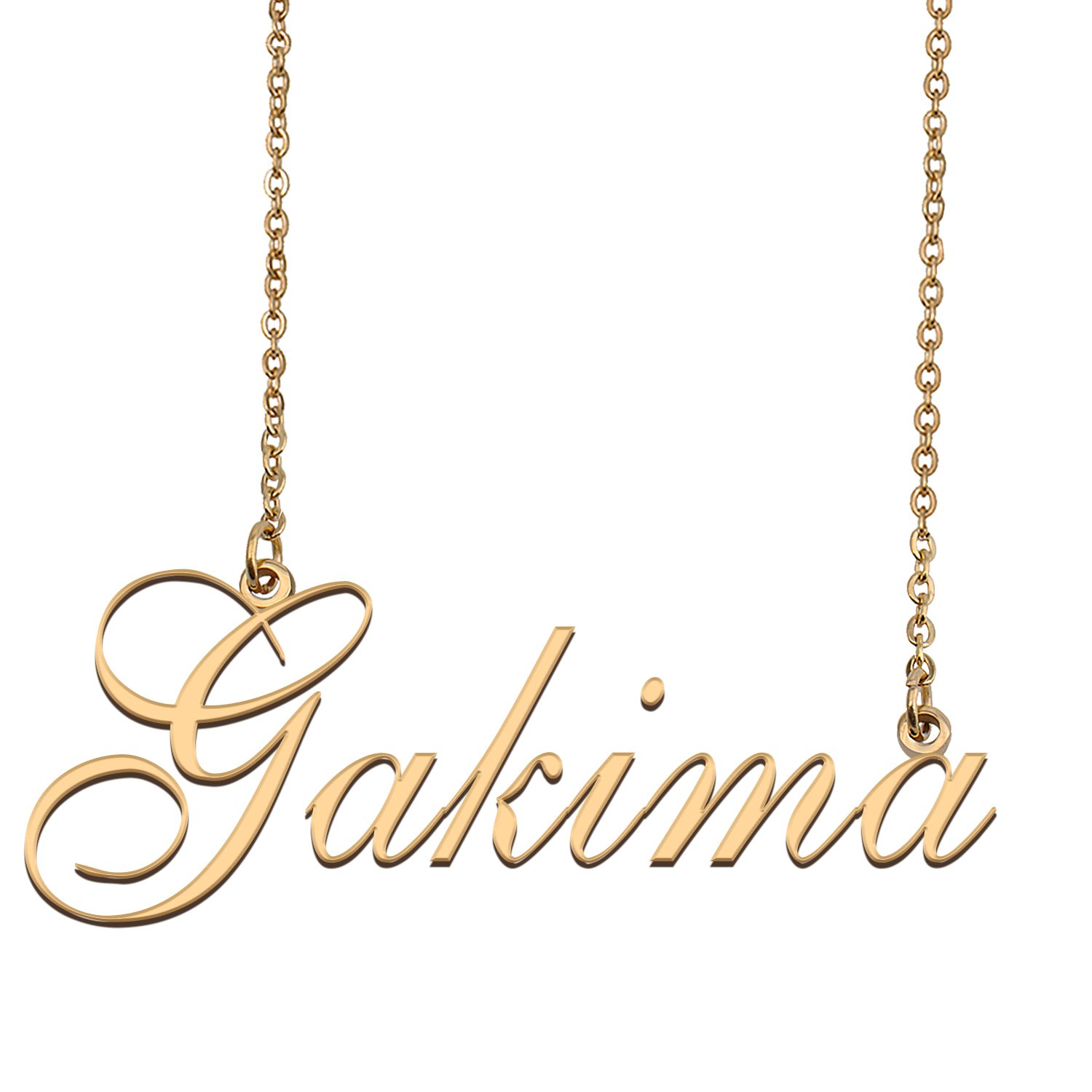 Personalized Stainless Steel Name Necklace Jewelry for Womens Kiyomi