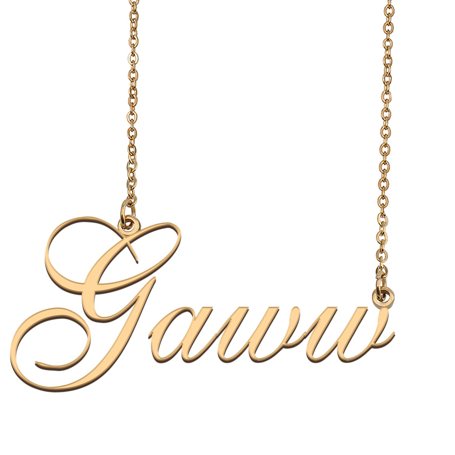 Personalized Stainless Steel Name Necklace Jewelry for Womens Kori