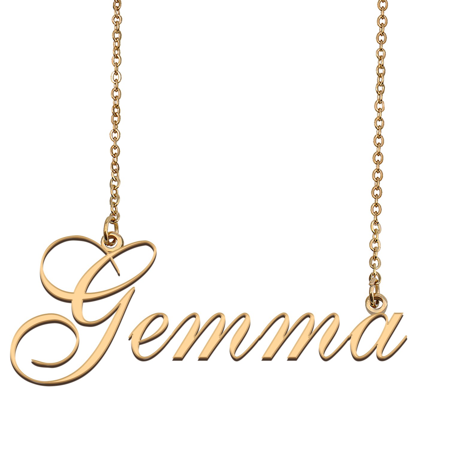 Personalized Stainless Steel Name Necklace Jewelry for Womens Krishauna